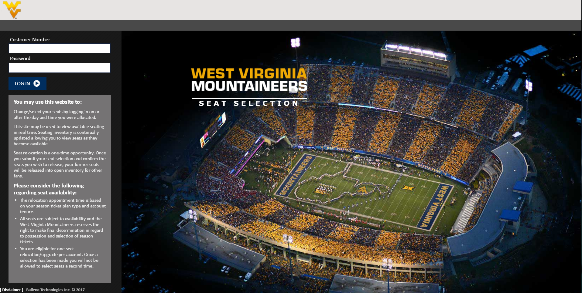 West Virginia Football Stadium Seating Chart Elcho Table